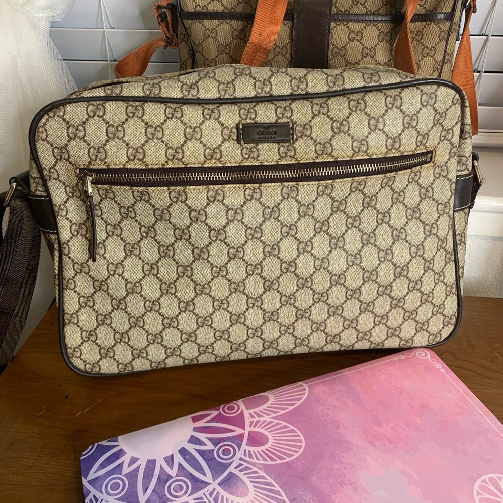 Gucci PVC messenger bag (Vintage)